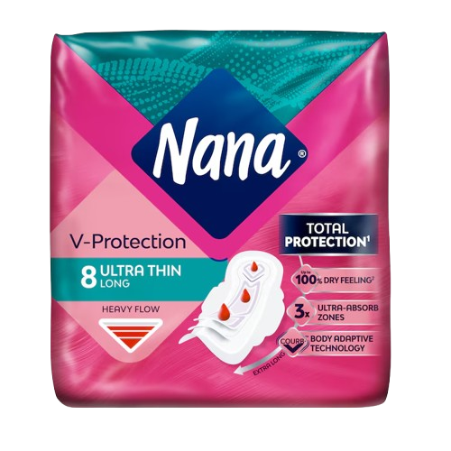 حفاضات نسائية  نانا 8 حبة